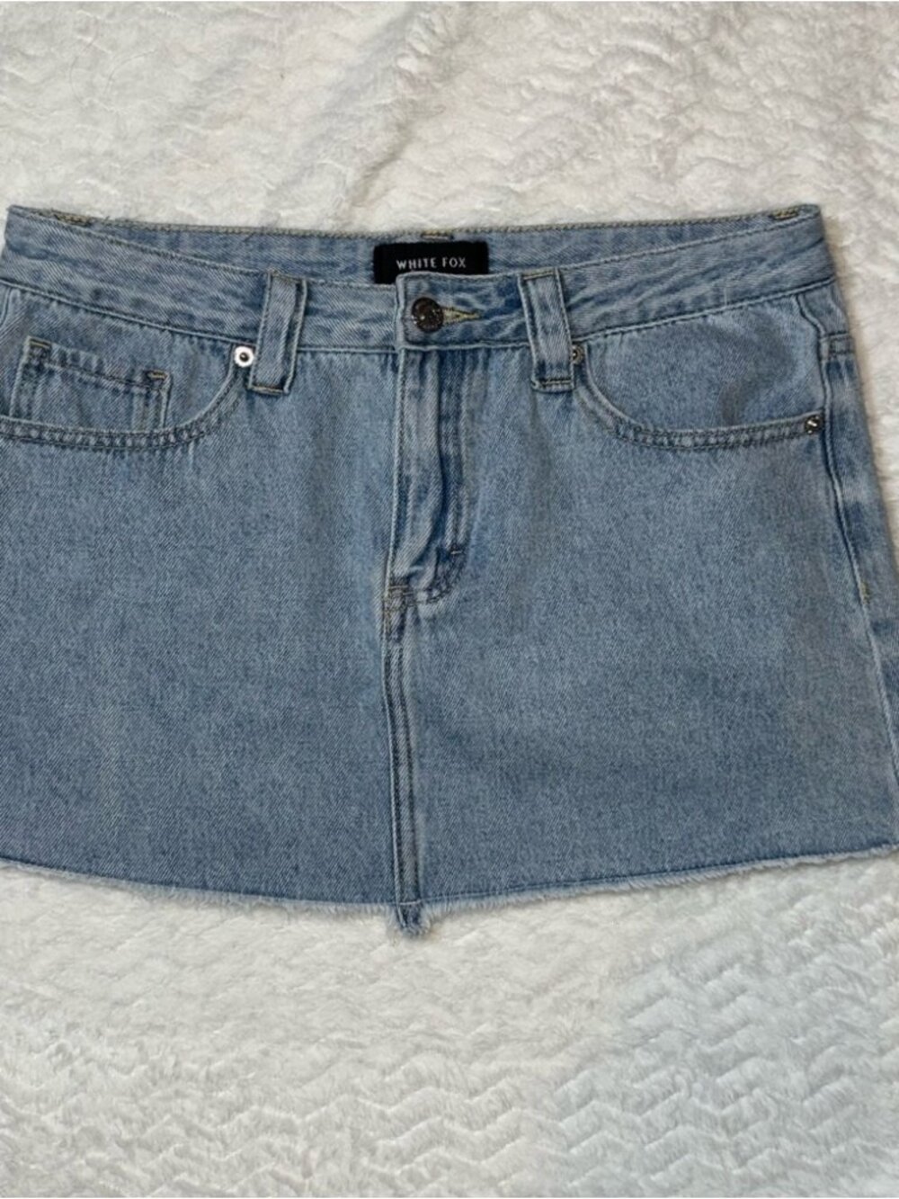 Denim Mini Skirt